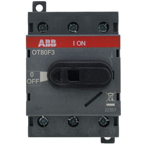 Lennox 93J31 - Non-Fusible Disconnect Switch 80 Amp, 3-Pole