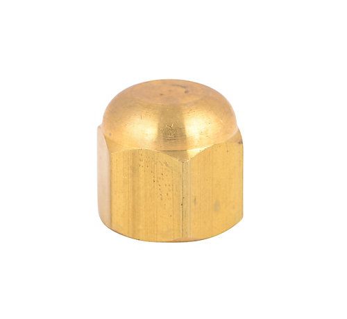 Lennox 95M45 - ( 100275-01 ) Brass Flare Seal Cap, 1/4"