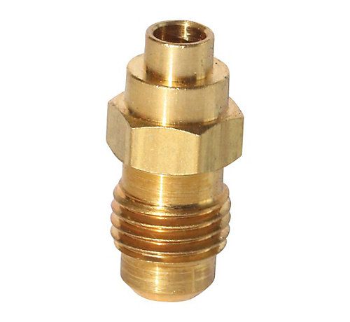 Lennox 95M47 - ( 100520-01 ) Brass Pressure Tap Fitting, 1/4" SAE Flare