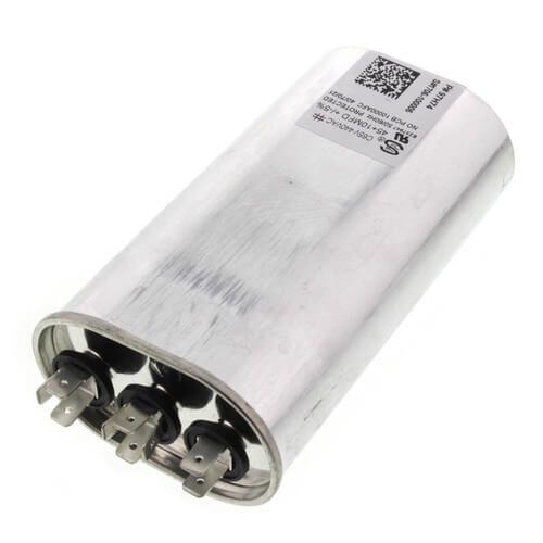 Lennox 97H74 - 45/10 MFD Dual Run Capacitor, 440 VAC, Oval