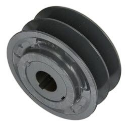 Lennox 97J54 - ( 2VP50X 1 1/8 ) Variable Pitch Cast Iron Finished Bore Pulley, 4.75 Inch OD, 2-Groove, 1-1/8 Inch Bore