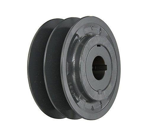 Lennox 97J56 - ( 2VP65X 1 3/8 ) Variable Pitch Cast Iron Finished Bore Pulley, 6.50 Inch OD, 2-Groove, 1-3/8 Inch Bore