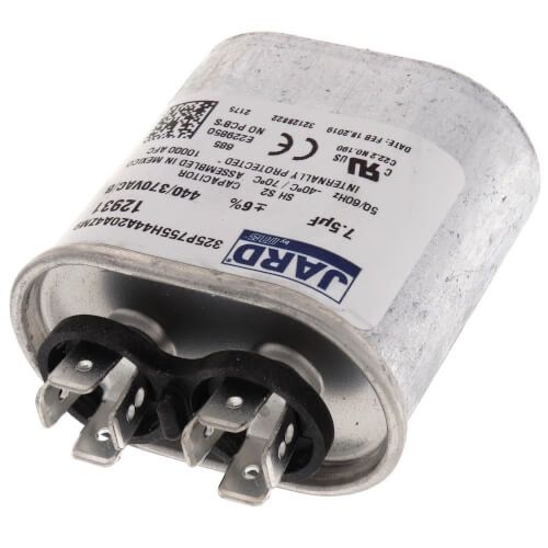 Jard 12931 - 7.5 MFD Oval Run Capacitor (440V)