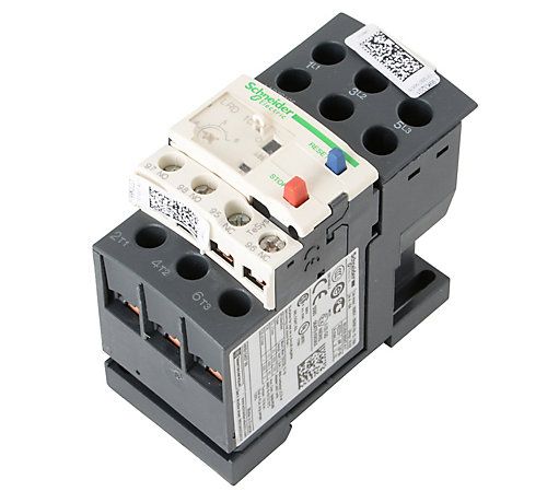 Lennox 99K32 - Overload Protector, 3 Phase Bimetallic Thermal Overload Relay, Adjustable Trip Range 4-6.3 Amps, Class 10