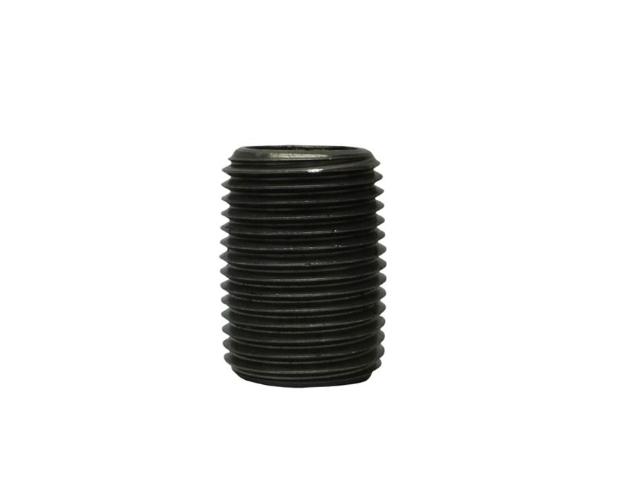 Lennox Y7320 - Black Iron Pipe Nipple, 1/2 x Close (5 Pack)
