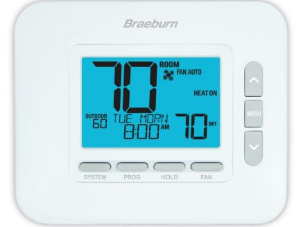 Lennox 24Z16 - Braeburn 4030, Premier Series Universal Programmable Thermostat, Conventional Heat Pump, 2 Heat / 1 Cool Heat Pump; 1 Heat / 1 Cool
