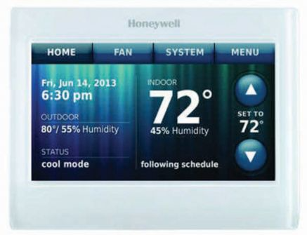 Lennox Y6075 - Honeywell TH9320WF5003, Touchscreen Programmable Thermostat, WiFi, Heat Pump 3 Heat/2 Cool, Conventional 2 Heat/2 Cool