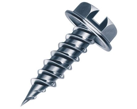 Malco HW8X2ZT, Zip-in Self-Piercing Sheet Metal Screws, #8 x 2", 250 Per Tub