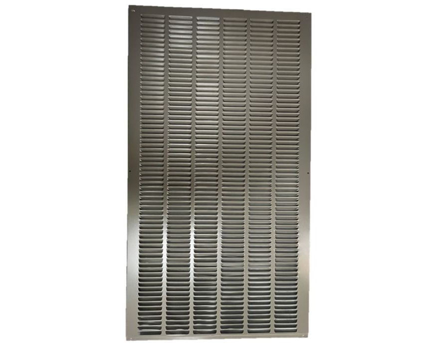 Lennox 608866-36, Merit AC Louvered Center Panel, (W x H): 32 x 42" Nominal Size, Quartz Gray Finish