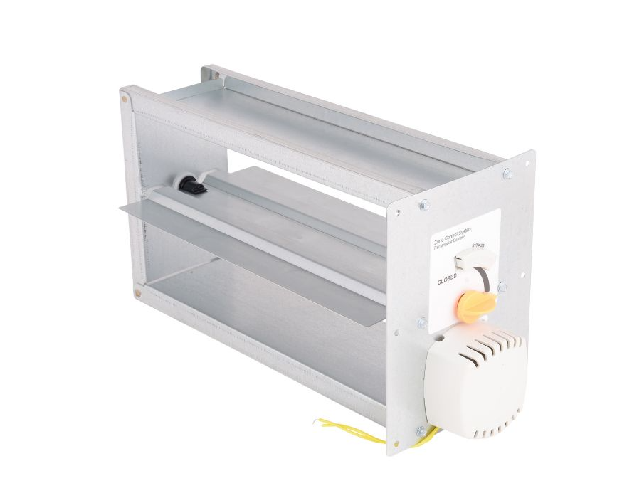 Lennox Zone Damper, Rectangular, Side Mount, 14 Inch x 8 Inch, 6724L