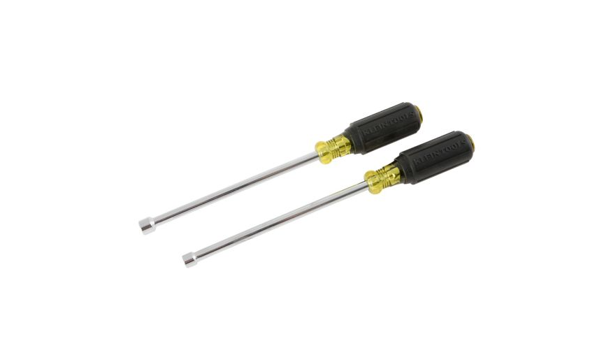 Lennox Y1493 - Klein 646M Magnetic Nut Driver Set, 6" Hollow Shank, 2-Piece