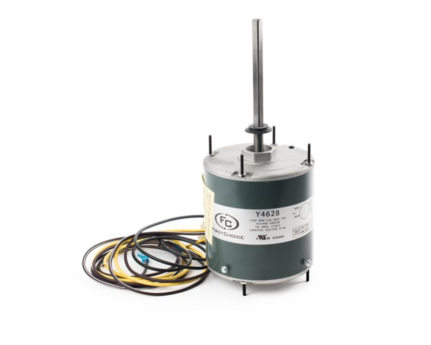 Lennox Y4628 - FirstChoice, Condenser Fan Motor, 1/2 HP, 460V-1Ph, 1075 RPM, 70C