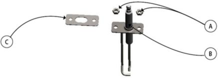 Lennox Y5350 - 550002190, Ignitor Kit, For Wall Mount Gas-Fired Water Boilers GWM 050/075/100