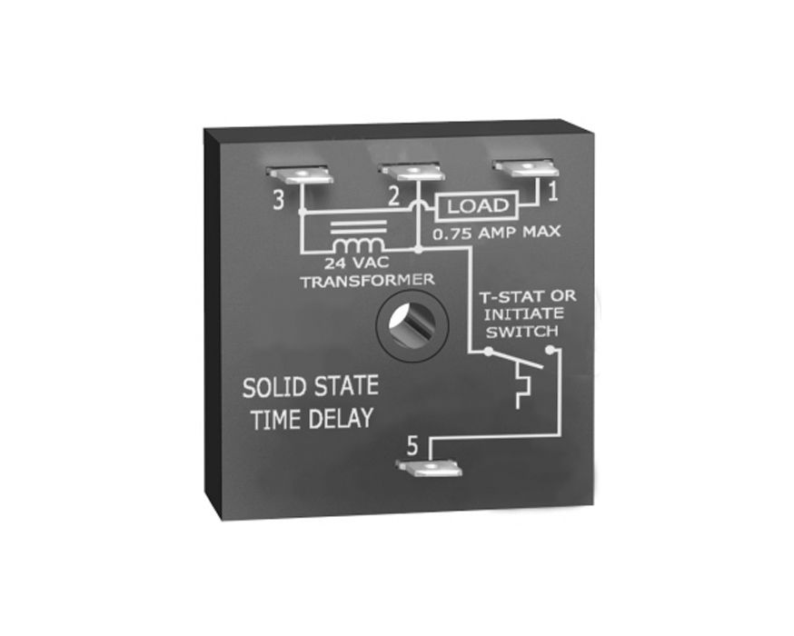Lennox 16D74 - 105241-01, Littlefuse SSAC CT1S45, Delay-On-Make/Delay-On-Break Timer, 24 VAC, 45 Sec Delay On Break, 1 Sec Delaty On Make, 0.75 Amp