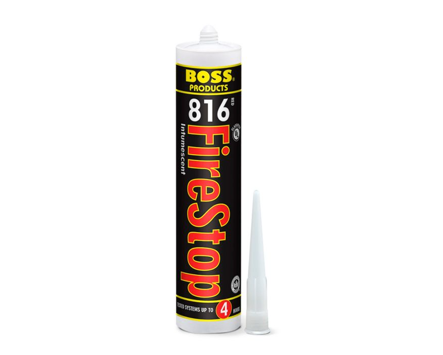 Lennox 18D52 - Boss 81610, 816+ Intumescent Firestop Sealant, Red, 10.1 Ounce Cartridge
