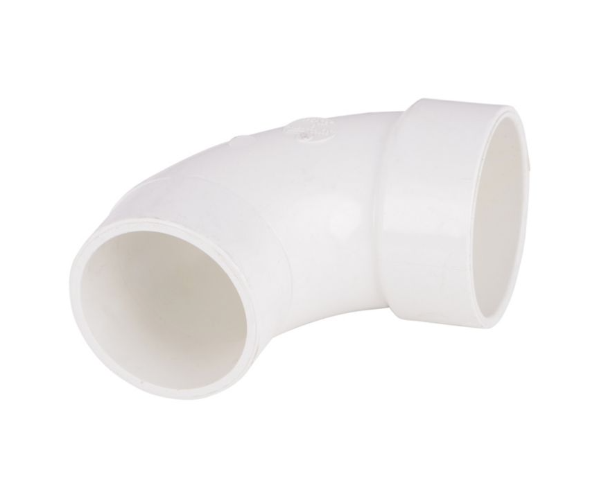 Lennox 21N00 – Schedule 40 PVC DWV 90° Street Elbow, 3 Inch, Hub x Spigot