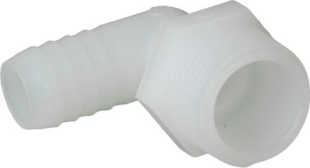 Lennox 26Y53 – DiversiTech 701-025 Nylon Adapter Elbow, 3/4" x 3/4", Barb x MPT, HVAC Fitting, 2 Pack