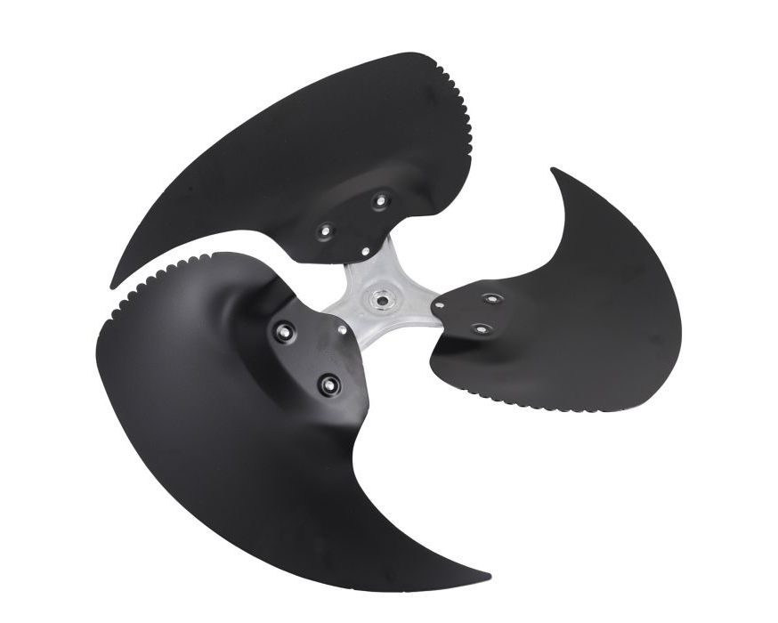 Lennox 27W58 – Revcor 100017-08 Swept Wing Condenser Fan Blade, 22" Diameter, 3-Blade, 28° Pitch, 1/2" Bore, CCW Facing Discharge, OEM HVAC Replacement Part