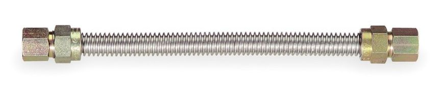 Dormont 30-3132-18, Supr-Safe® 30 Series, 1/2" ID x 5/8" OD Gas Appliance Connector, 1/2" MIP x 1/2" FIP x 18" Length