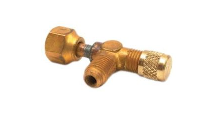 Lennox 81B67 – DiversiTech VST-44X Swivel Tee Access Fitting, 1/4" x 1/4" Female Swivel, No Permanent Depressor, 3 Pack HVAC Refrigerant Service Tee