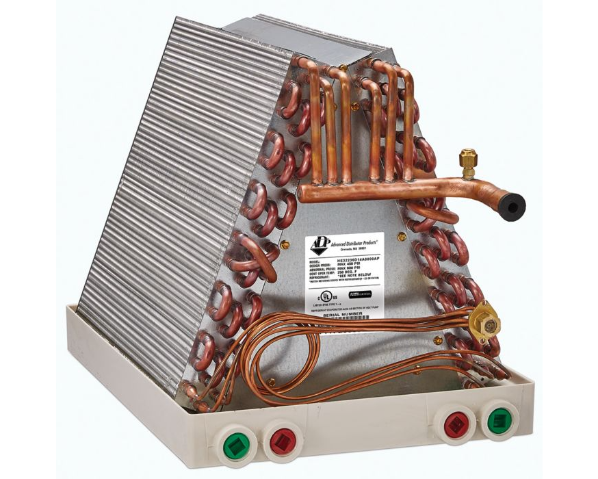 Lennox 17Y40 - ADP LU18/36T1V, Uncased Vertical Indoor Coil, 3 Ton, 17" H x 15.5" W x 19.5" D