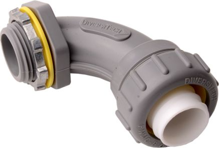 Lennox 35P63 - DiversiTech 750-NMLT9075, 3/4" Non-Metallic Liquidtight Connector, 90 Degree