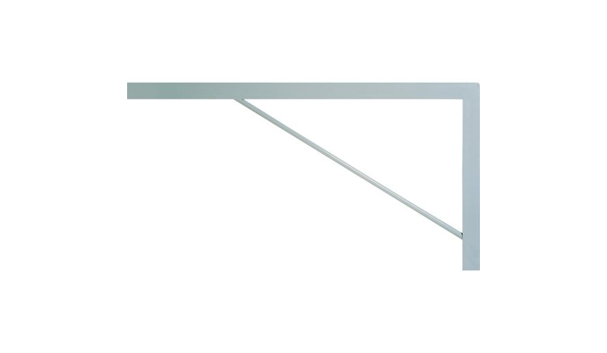 Lennox X1728 - Bramec Bracket 19880, AC Heat Pump Mounting Brackets, Gray, 36 L x 1.5 W x 16 H IN
