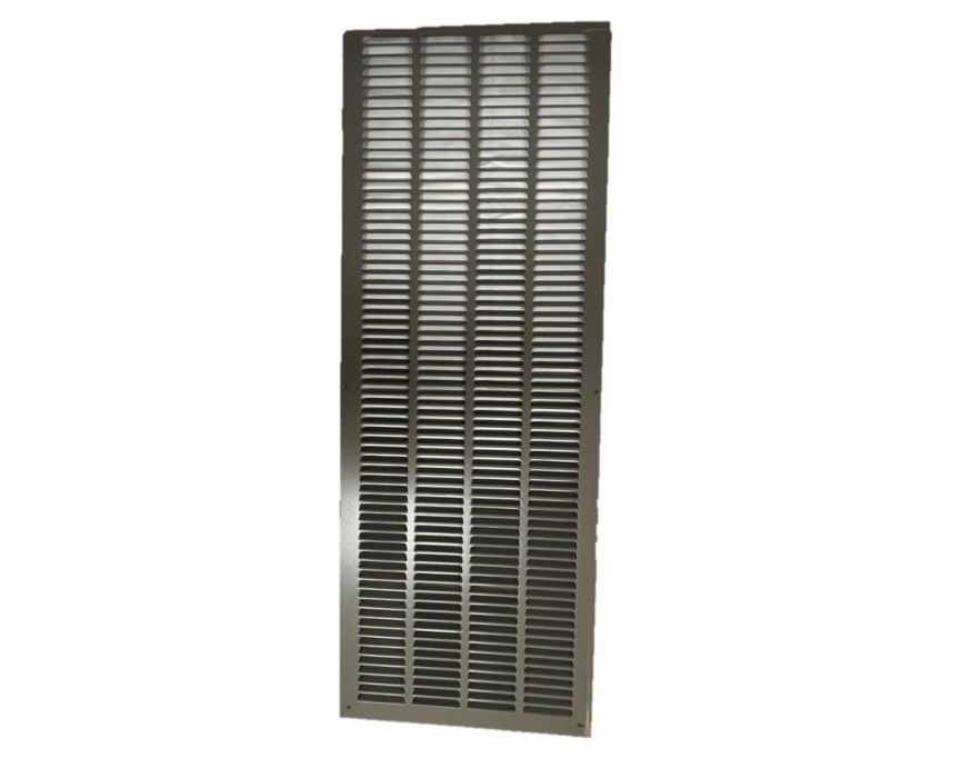Lennox 608866-08, Merit AC Louvered Left Panel, (W x H): 28 x 28" Nominal Size, Quartz Gray Finish