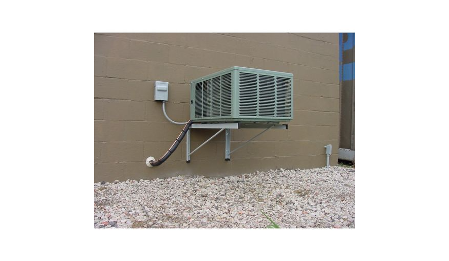 Lennox X1728 - Bramec Bracket 19880, AC Heat Pump Mounting Brackets, Gray, 36 L x 1.5 W x 16 H IN