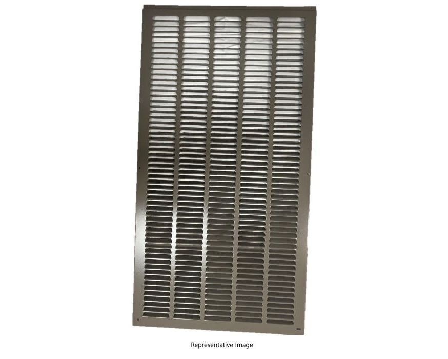 Lennox 608866-10, Merit AC Louvered Left Panel, (W x H): 28 x 36" Nominal Size, Quartz Gray Finish