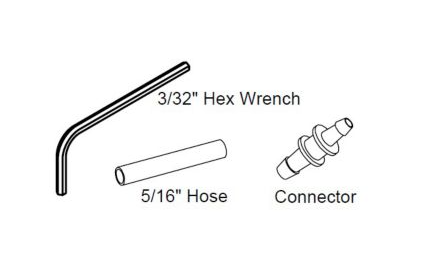 Lennox 18L11 - 617168-01, Natural to LP/Propane Gas High Altitude Conversion Kit, 0.0453" (1.15mm) Orifice Size; 0-5000 Ft. US; 0-7500 Ft (Canada), For LF/LS25-30; 45; 60; 75; 60; 90; 105 Unit Heaters