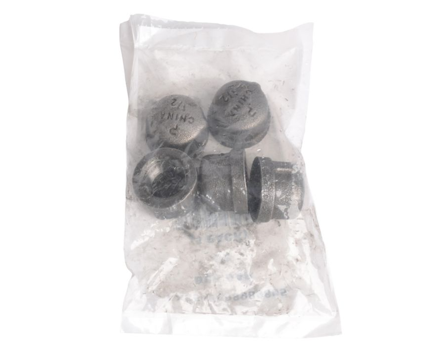 Lennox Y7319 - Black Iron Cap, 1/2 IN, 5/Pkg