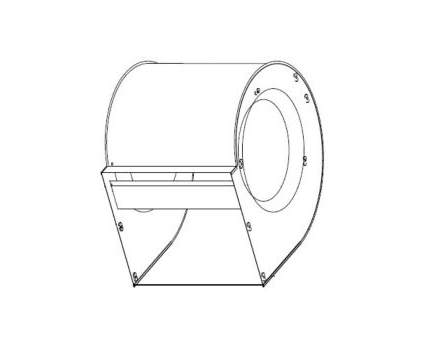 Lennox 38K30 - LB-89288A, Belt Drive Blower Housing for 15 x 15" Blower Wheel