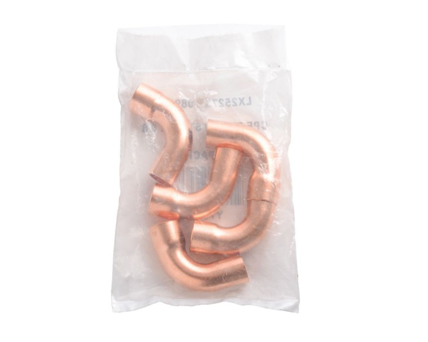 Lennox Y7084 - Copper Long Radius Street Elbow, 90 Deg, 5/8", C x C, 5/Pkg
