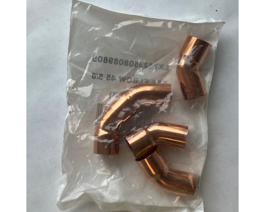 Lennox Y7091 - Copper Street Elbow, 45 Deg, 5/8" FTG x C, 5/Pkg