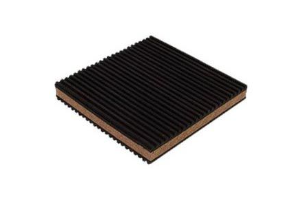Lennox 49P39 - Bramec 6133, Anti-Vibration Pad, Rubber and Cork, 3 x 3 x 7/8"
