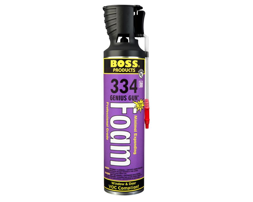 Lennox Y8699 – BOSS 33420 Minimal Expansion Polyurethane Expanding Foam, 334 Series, 20 oz Aerosol Can, HVAC Air Sealing Foam
