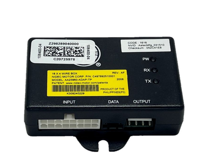Lennox 620605-04, Nidec ECM Blower Motor Wire Box Replacement Kit, 16x4 Pin