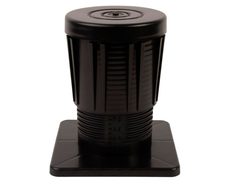 Lennox Y7952 - DiversiTech AER-8BL, Adjustable Equipment Riser, Black, 5 to 8" H