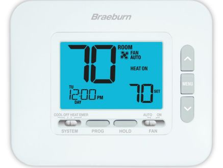 Lennox 24Z15 - Braeburn 2230, Universal Programmable Thermostat, 2 Heat/1Cool
