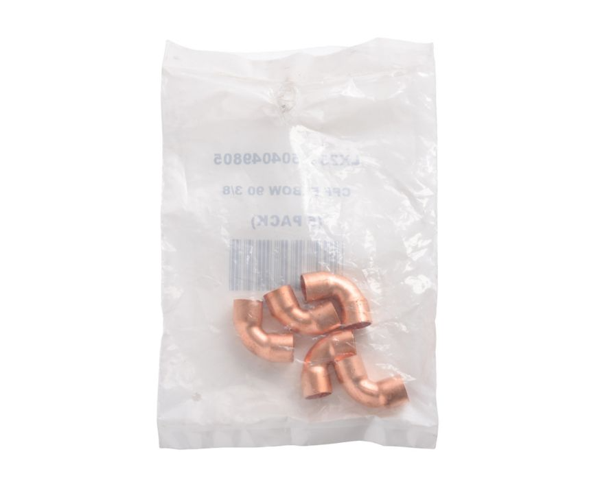 Lennox Y7078 - Copper Elbow, 90 Deg, 3/8" C x C, 5/Pkg