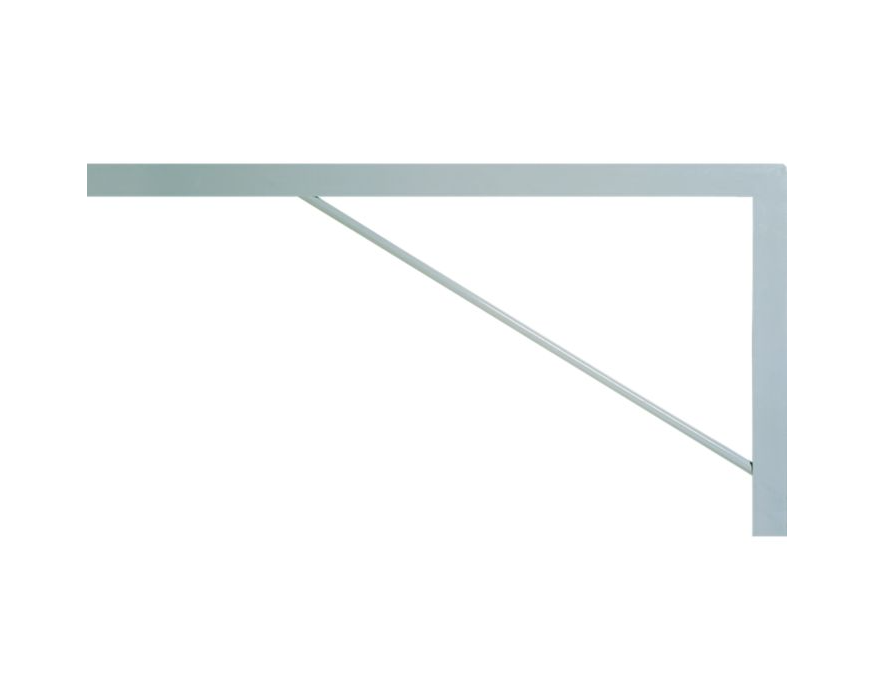 Lennox X1729 - DiversiTech ACB-42, A/C or Heat Pump Wall Mounting Brackets, Gray, 42" L x 16.2" W x 3." H, 2/Pkg