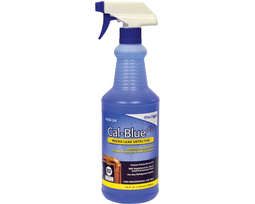 Nu-Calgon 4182-24, Cal-Blue Plus Micro Leak Detector, 1 Quart Trigger Spray Bottle