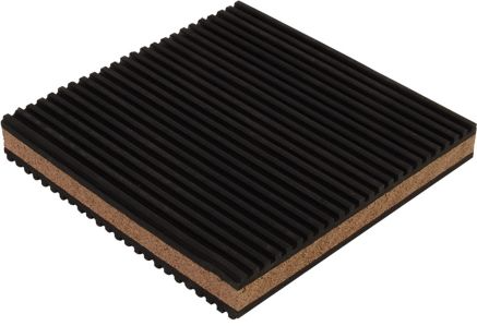 Lennox 49P40 - DiversiTech MP-4C, Anti-Vibration Pad, Rubber and Cork, 4 x 4 x 7/8"