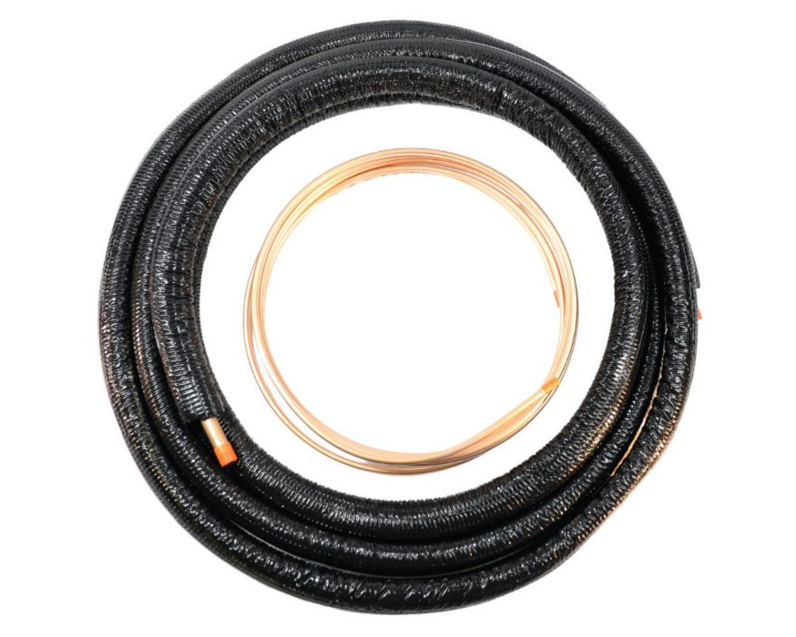 Lennox 21G59 - Cerroset 614203060009, 3/8"L x 7/8"S x 1/2" Wall x 30', Black Shield Insulated Lineset, Plain End, Black