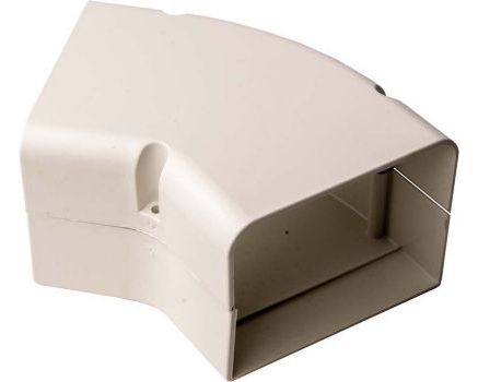 Lennox Y3392 - DiversiTech 230-FB454, SpeediChannel 45 Degree Flat Bend, Size: 4" Natural Color