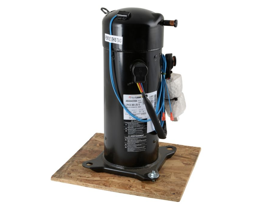 LG ABA042DBA, 44200 BTUH Variable Speed Scroll Compressor, R-410A, 10.9 EER, 380 VDC 3 Ph 22-60 Hz