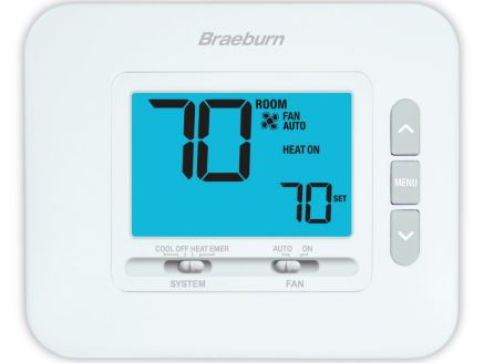 Lennox 24Z13 - Braeburn 1230, Non-Programmable Thermostat, 2 Heat/1Cool