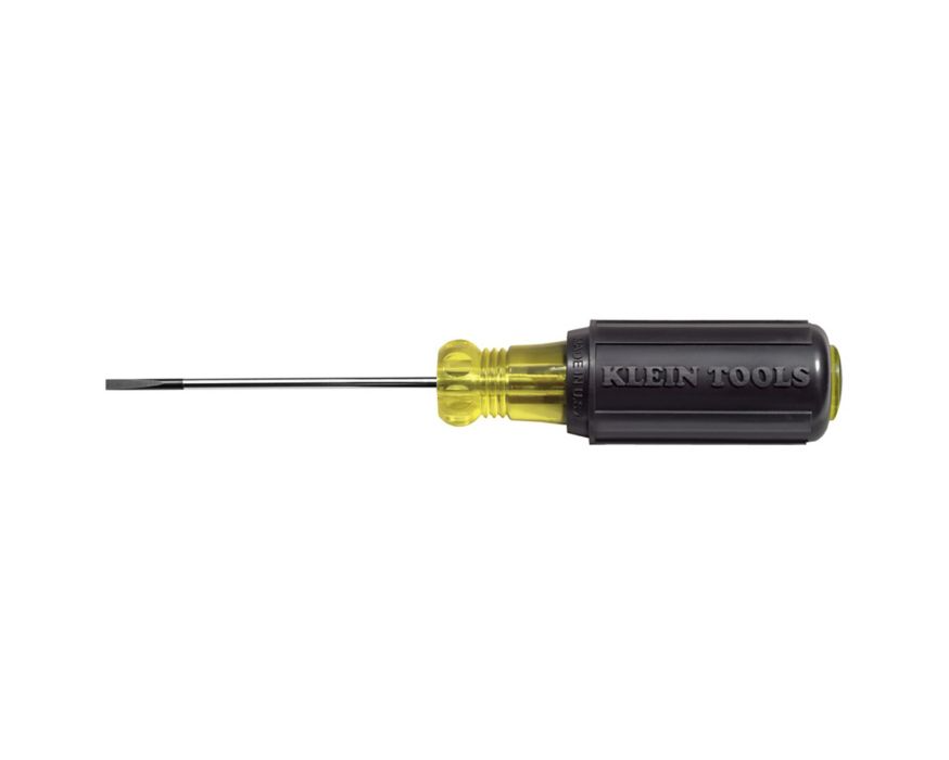 Lennox Y7903 - Klein 612-4 Terminal Block Screwdriver, 4" Round Shank