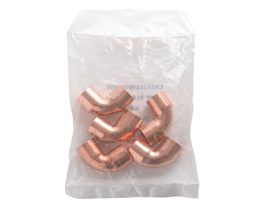 Lennox Copper Street Elbow, 45 Deg, 3/4" FTG x C, 5/Pkg